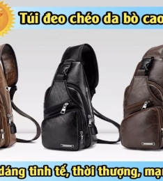 TÚI ĐEO CHÉO DA BÒ CAO CẤP