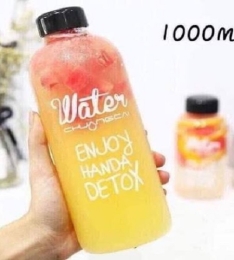 Bình Nước Detox Water Pongdang 1000 ml ( Màu Trong Suốt )