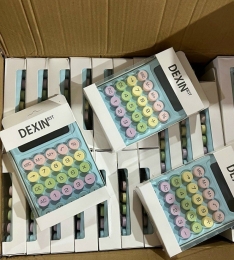 Máy Tính Dexin để bàn màu kẹo ngọt Hàn quốc (T96) (Cái)