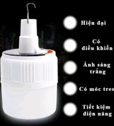 Bóng Đèn Led ko dây Tích Điện năng lượng mặt trời YT20 có jack cắm (T80) (Cái)