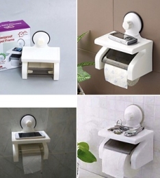 HỘP ĐỰNG GIẤY VỆ SINH DÁN TƯỜNG CÓ GIÁ ĐỠ ĐIỆN THOẠI(toilet)