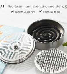 Hộp đựng hương trầm. nhang muỗi có lưới tiện dụng (T150) (Cái)