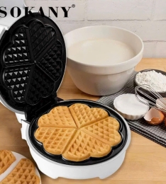 Model 906: Máy nướng bánh kẹp tàn ong,làm bánh waffle Sokany 906 - (Cái)