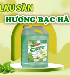 Nước lau sàn 5Lít CARE 7 Mùi (Bạc hà, Thái….) (T6) (Can)