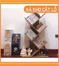 KỆ ĐỂ SÁCH HÌNH XƯƠNG CÁ ZIK ZAK TIỆN LỢI( Kệ gỗ) 