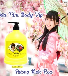 Sữa tắm cô gái Nhật SAKURA BODY VIP ARUM 1200ml (T16) (Chai)