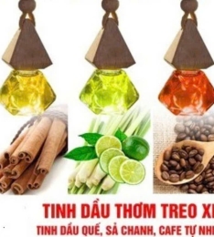 TINH DẦU NẮP GỖ TREO PHÒNG, XE OTO, TỦ QUẦN ÁO loại đậm đặc- Mới (Chai)