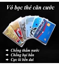 BAO NHỰA PVC DẺO BỌC THẺ CĂN CƯỚC, THẺ NGÂN HÀNG