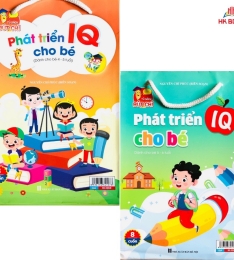 BỘ SÁCH PHÁT TRIỂN IQ CHO BÉ 4 ĐẾN 5 TUỔI – COMBO 8 QUYỂN (T50) (Sét)