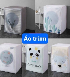 ÁO TRÙM MÁY GIẶT LOẠI XỊN CỬA TRÊN, GIỮA MẪU MỚI (T100)