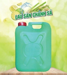 Nước lau sàn hương xả chanh can 5 lít màu xanh (T6) - (can)