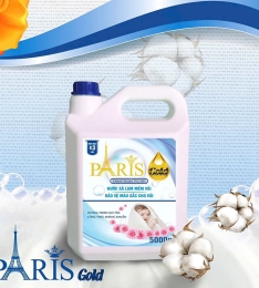 XẢ VẢI PARIS 5L XỊN SG: XẢ VẢI TRẮNG 5L X3 đậm đặc GOLD - (T5) (Can)